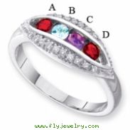 14KW Family Jewelry Diamond Semi-Set Ring