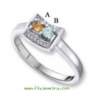 14KW Family Jewelry Diamond Semi-Set Ring