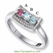 14KW Family Jewelry Diamond Semi-Set Ring