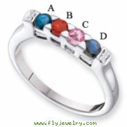 14KW Family Jewelry Diamond Semi-Set Ring