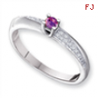 14KW Family Jewelry Diamond Semi-Set Ring