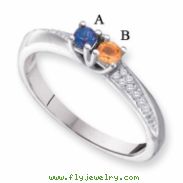 14KW Family Jewelry Diamond Semi-Set Ring