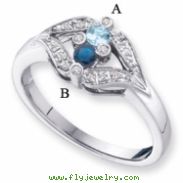 14KW Family Jewelry Diamond Semi-Set Ring