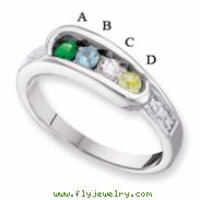 14KW Family Jewelry Diamond Semi-Set Ring