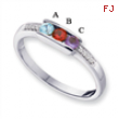 14KW Family Jewelry Diamond Semi-Set Ring