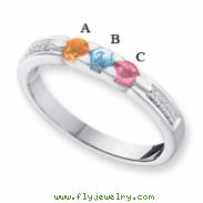 14KW Family Jewelry Diamond Semi-Set Ring