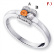 14KW Family Jewelry Diamond Semi-Set Ring