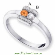 14KW Family Jewelry Diamond Semi-Set Ring