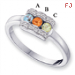 14KW Family Jewelry Diamond Semi-Set Ring