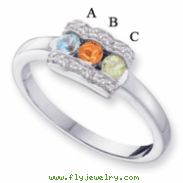 14KW Family Jewelry Diamond Semi-Set Ring