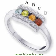 14KW Family Jewelry Diamond Semi-Set Ring