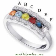 14KW Family Jewelry Diamond Semi-Set Ring