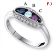 14KW Family Jewelry Diamond Semi-Set Ring