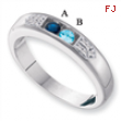 14KW Family Jewelry Diamond Semi-Set Ring