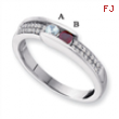 14KW Family Jewelry Diamond Semi-Set Ring