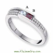 14KW Family Jewelry Diamond Semi-Set Ring