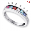 14KW Family Jewelry Diamond Semi-Set Ring