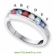 14KW Family Jewelry Diamond Semi-Set Ring