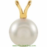 14KY 07.00 MM P CULTURED PEARL PENDANT