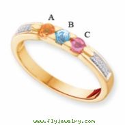 14KY Family Jewelry Diamond Semi-Set Ring