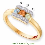 14KY Family Jewelry Diamond Semi-Set Ring