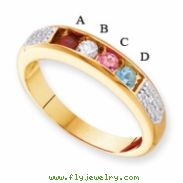 14KY Family Jewelry Diamond Semi-Set Ring