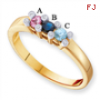 14KY Family Jewelry Diamond Semi-Set Ring