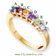 14KY Family Jewelry Diamond Semi-Set Ring