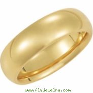 18K Yellow Gold Comfort Fit Band