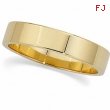 18K Yellow Gold Flat Band