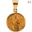 18K Yellow Gold St. Jude Medal