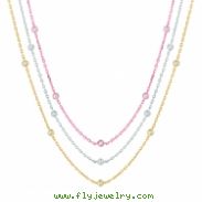 3 strand diamond necklace