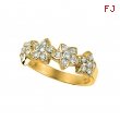 4 Flowers diamond ring