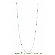 5 pointer 14 section 18 blue diamond necklace