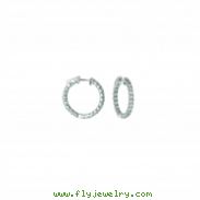 5 Pointer hoop earrings/patented snap lock
