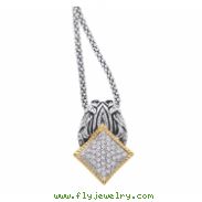 Alesandro Menegati 14K Accented Sterling Silver Necklace with Diamonds