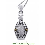 Alesandro Menegati 14K Accented Sterling Silver Necklace with Diamonds