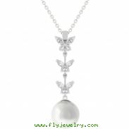 Butterfly Pearl Pendant