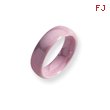 Ceramic Pink 6mm Polished Band