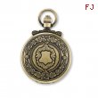 Charles Hubert Antique Gold Finish Shield Pocket Watch