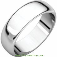 Continuum Sterling Silver 06.00 mm Half Round Band