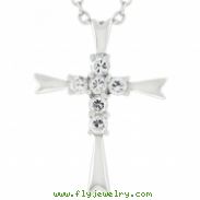 Coupled Cross Pendant