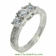 Diamond 3 Stones Ring