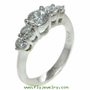 Diamond 5 Stones Ring