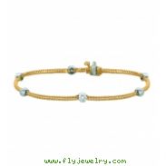 Diamond bezel set bracelet