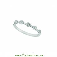 Diamond bezel set ring