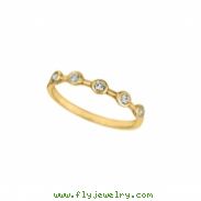 Diamond bezel set ring