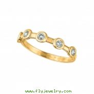 Diamond bezel set ring