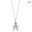 Diamond boy necklace