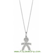 Diamond boy necklace